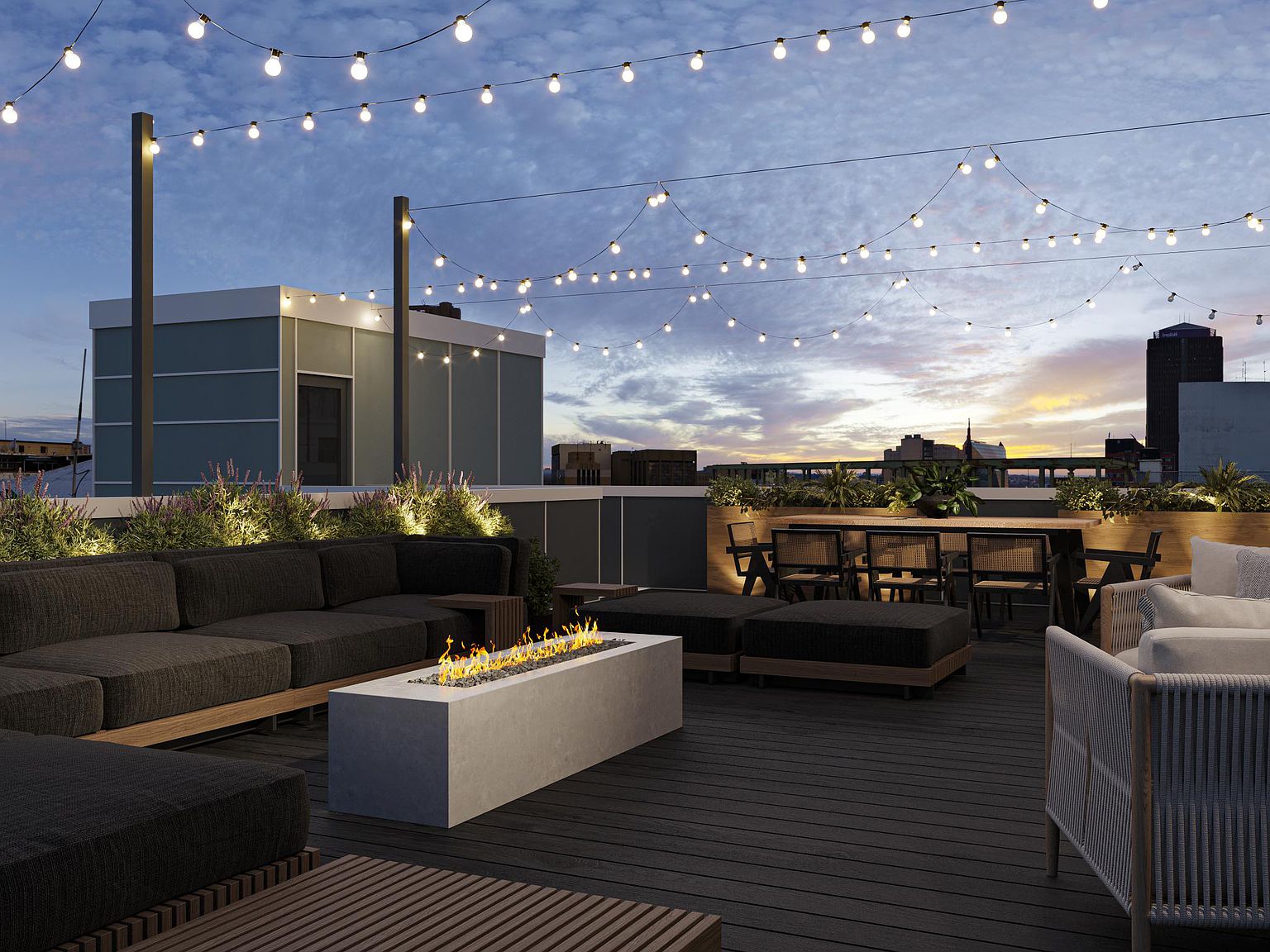 Rooftop terrace